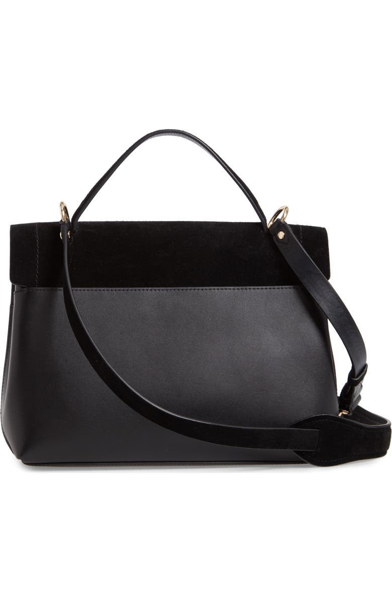 Rebecca Minkoff Stella Suede Satchel, Alternate, color,