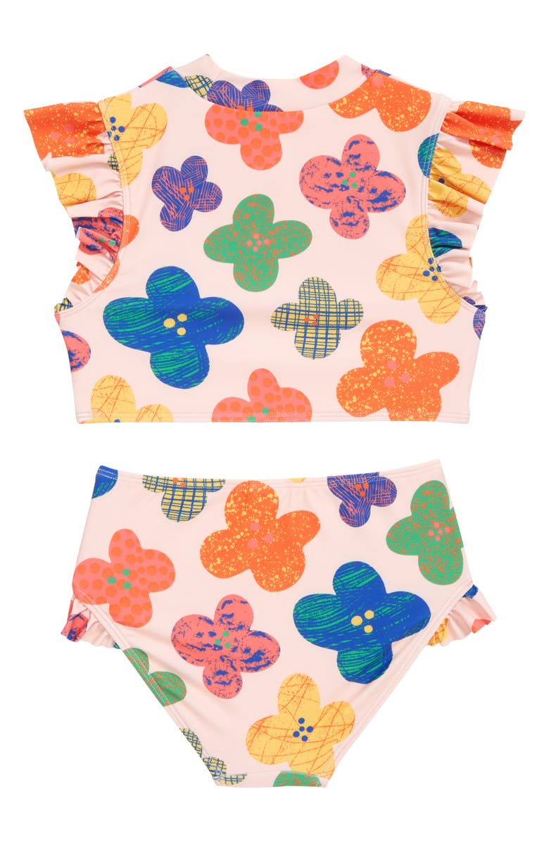 Tucker + Tate Kids' Printed Ruffle Two-Piece Swimsuit, Alternate, color,