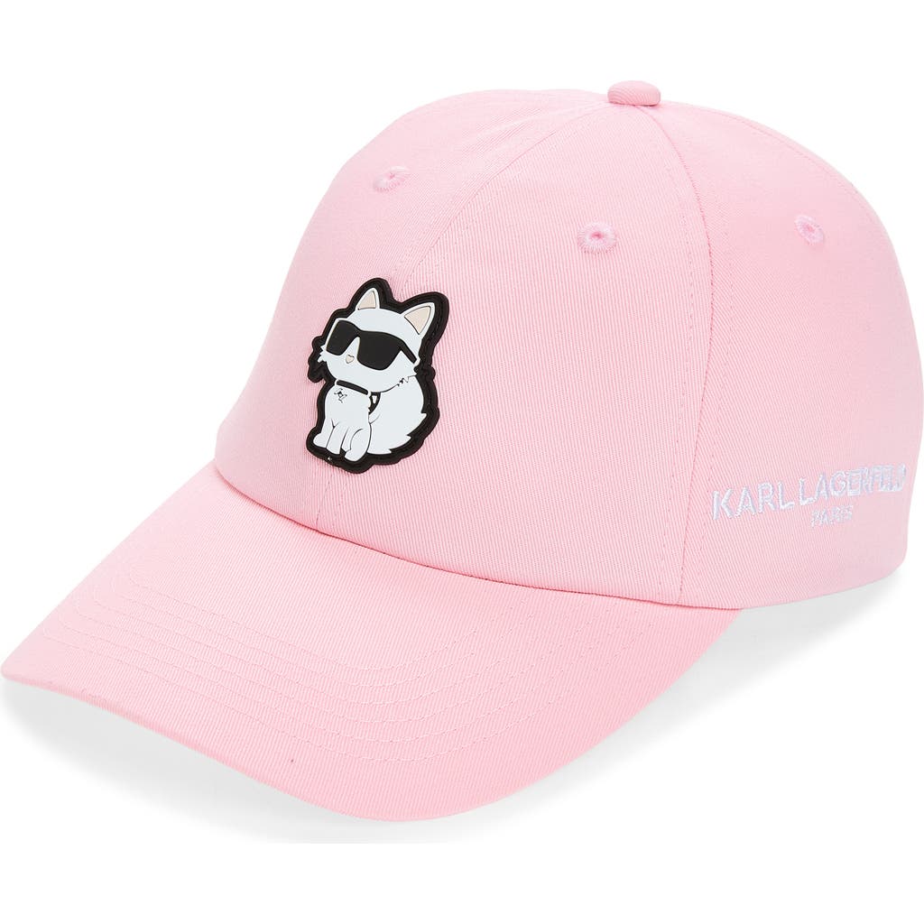 Karl Lagerfeld Paris Choupette Baseball Cap In Ballet Slipper