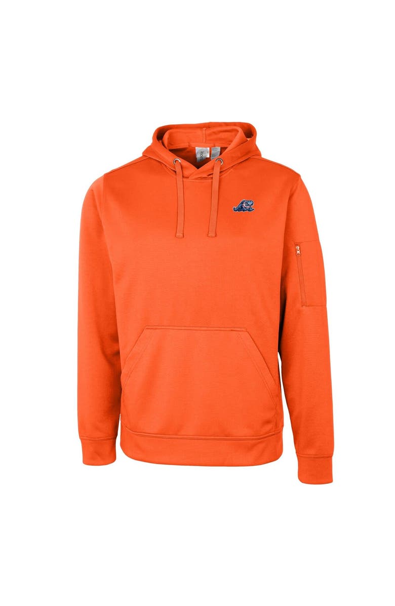 Cutter & Buck Unisex Cutter & Buck Orange West Michigan Whitecaps Clique Lift Eco Performance Pullover Hoodie Sweatshirt, Alternate, color, Orange