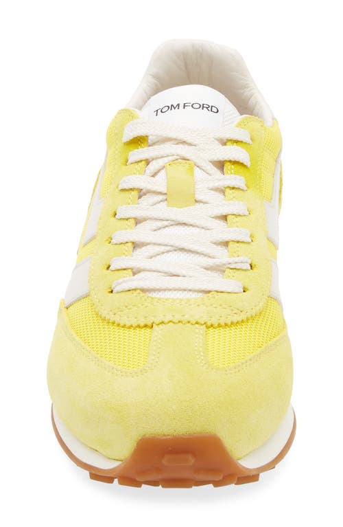 Tom Ford Mick Mixed Media Sneaker In Multi