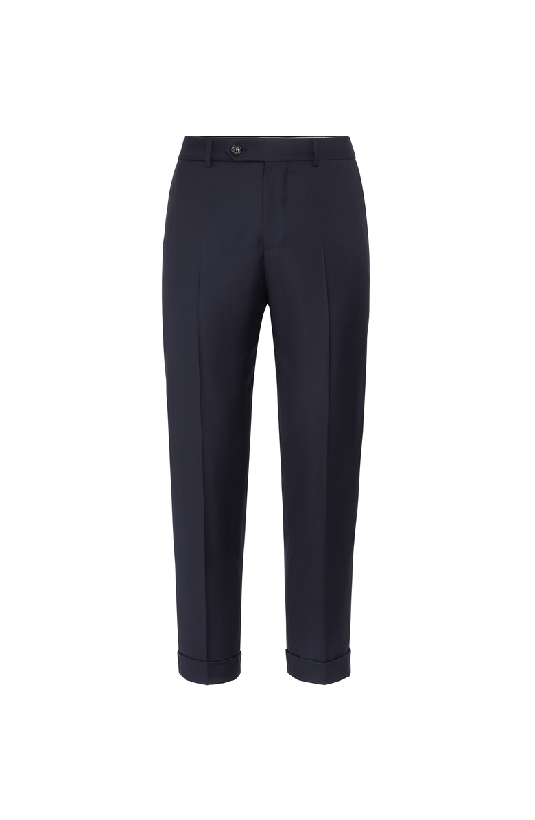Brunello Cucinelli Virgin wool trousers, Alternate, color, Anthracite