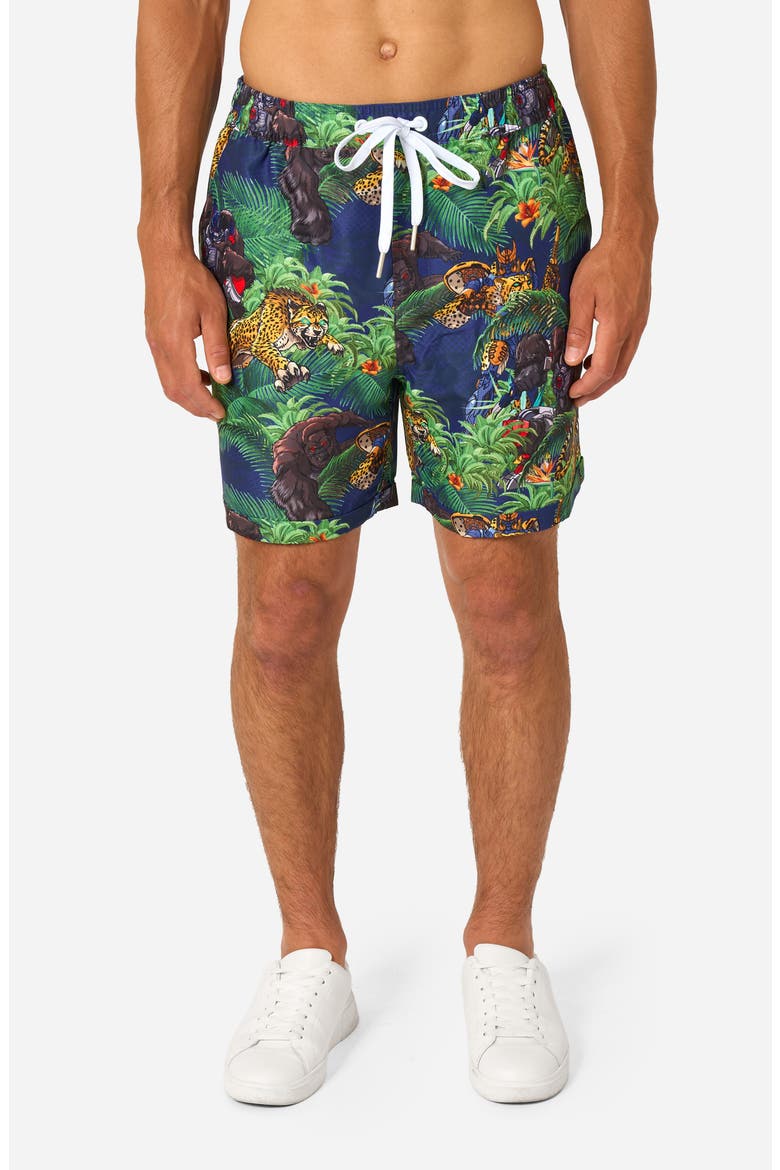 Transformers Disguise of the Print Camp Shirt & Shorts Set, Alternate, color, MULTICOLOR