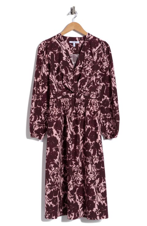 Valerie Twist Front Long Sleeve Dress