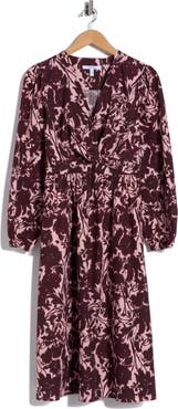 Derek Lam 10 Crosby Valerie Twist Front Long Sleeve Dress