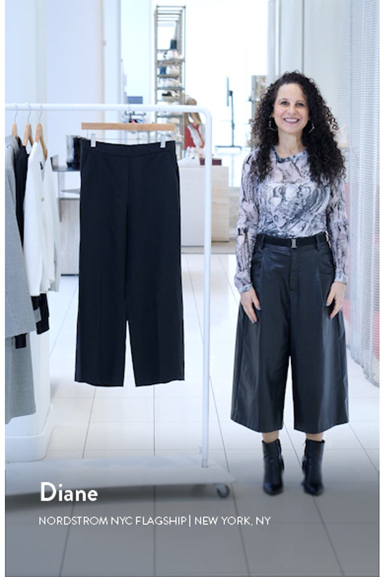 Pull-On Linen Blend Wide Leg Pants video