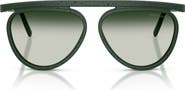 ARMANI 58mm Pilot Sunglasses
