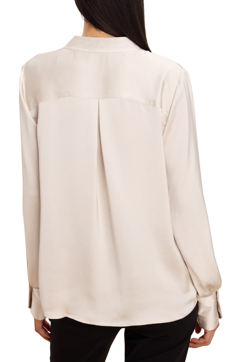 Day Gloss Button-Up Shirt, Alternate, color, COCONUT