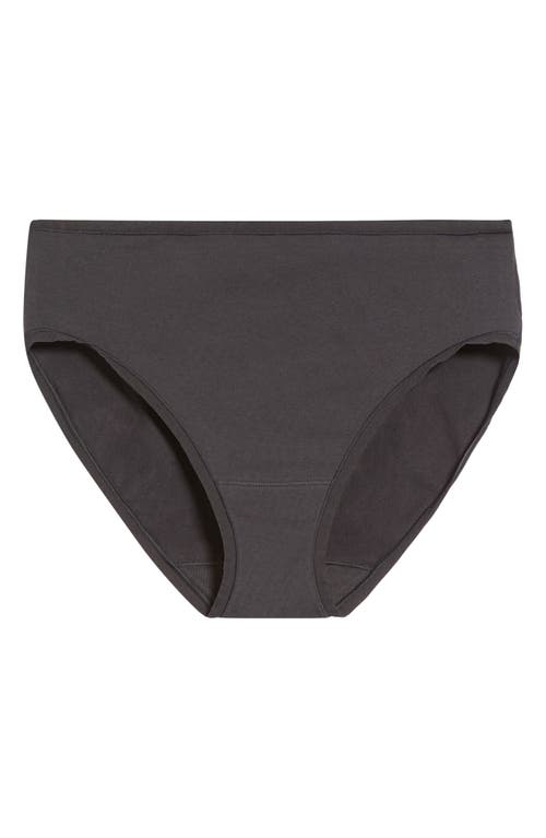 Natori Bliss Bare Cotton Hipster Briefs In Black