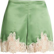 Reformation Fern Satin Shorts