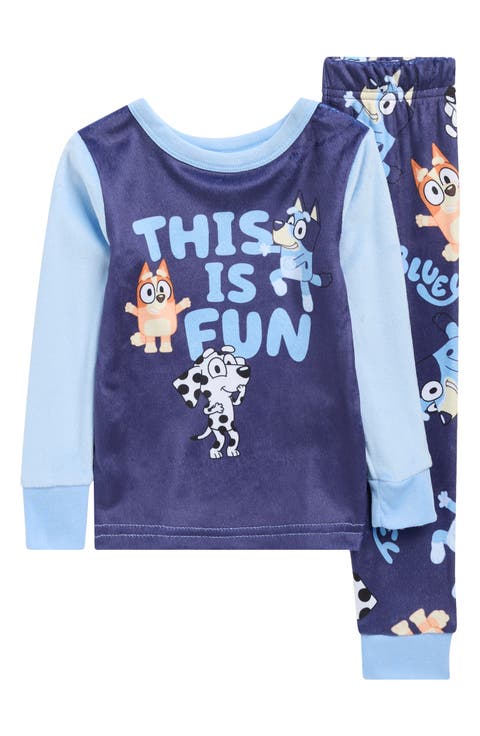 Kids' Bluey This is Fun Long Sleeve Pajamas (Toddler)