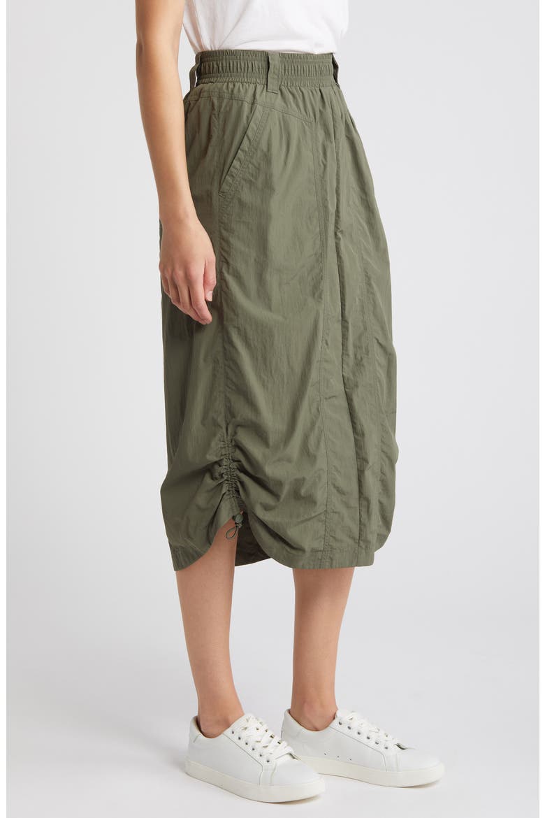 Skyrise Pull-On Utility Skirt (Nordstrom Exclusive), Alternate, color, LILY PAD