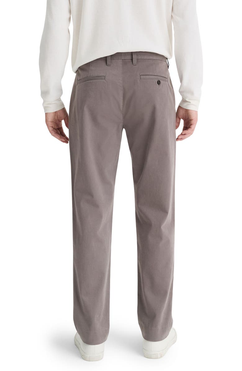 Vince Owen Stretch Cotton Chinos, Alternate, color, Iron