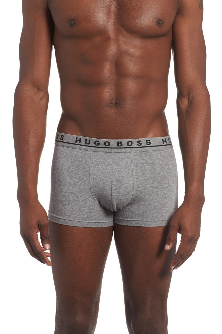 Assorted 3-Pack Stretch Cotton Trunks, Alternate, color, BLACK/ WHITE/ GREY