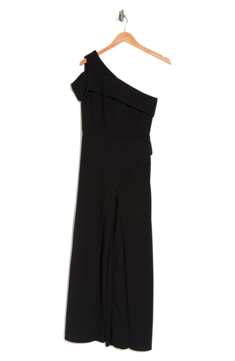 Marina One Shoulder Asymmetric Jumpsuit, Alternate, color, 