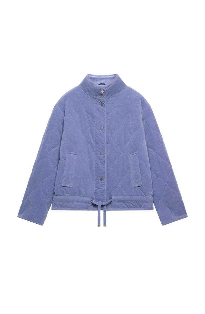 MINT VELVET Corduroy Quilted Jacket, Alternate, color, Blue