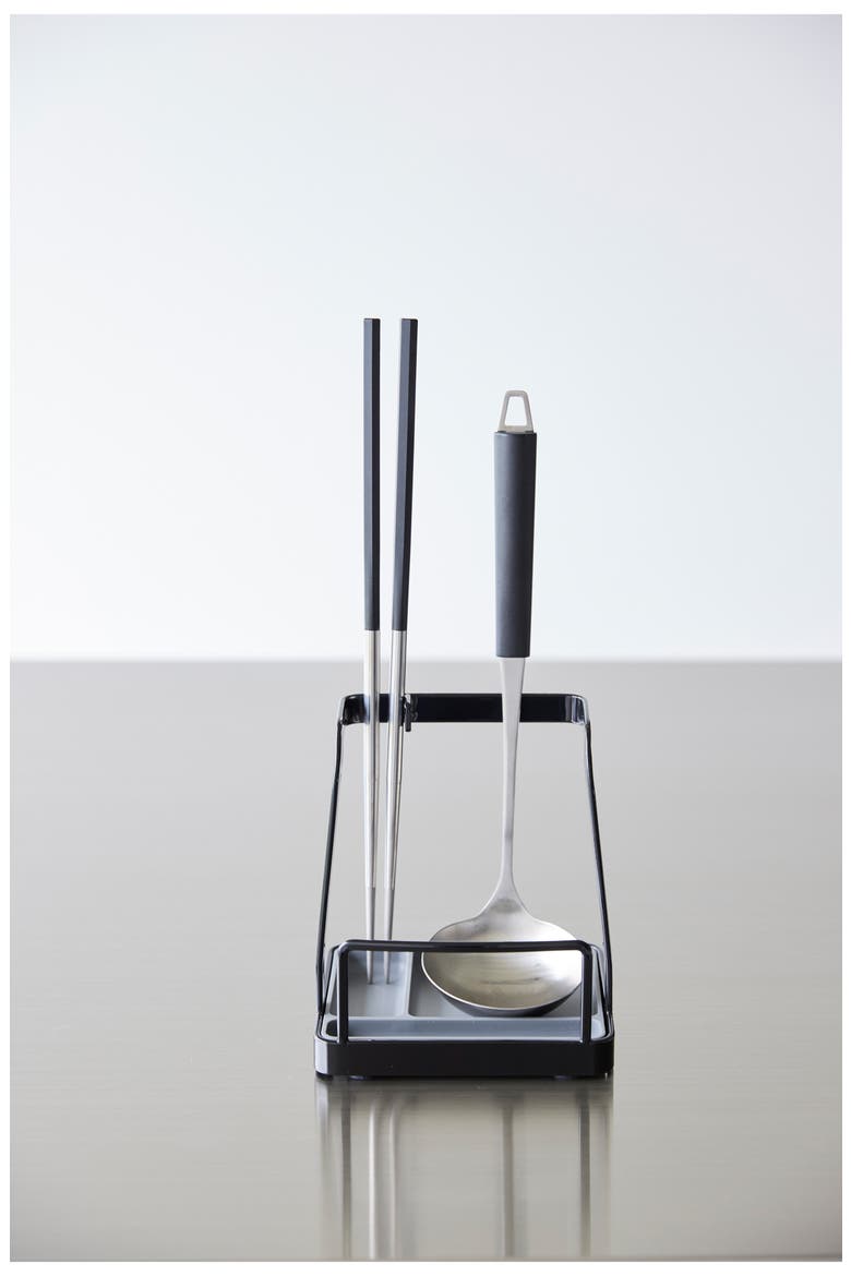 Lid/Ladle Storage Stand, Alternate, color, BLACK