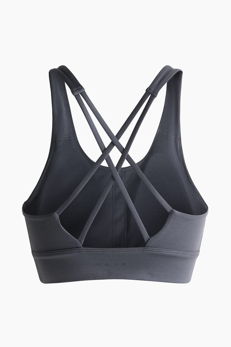 Medium Support Sports Bra With Softmove, Alternate, color, Gray