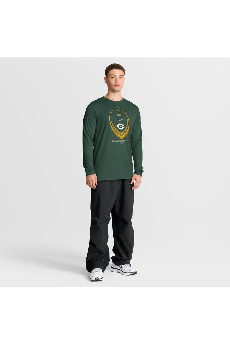 Men's Nike Green Green Bay Packers Legend Icon Dri-FIT Long Sleeve T-Shirt, Alternate, color, Green