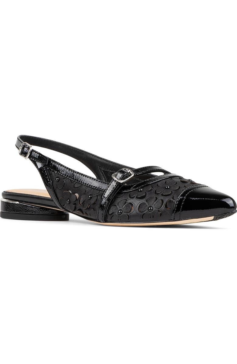Donald Pliner Pointed Toe Slingback Flat, Main, color,