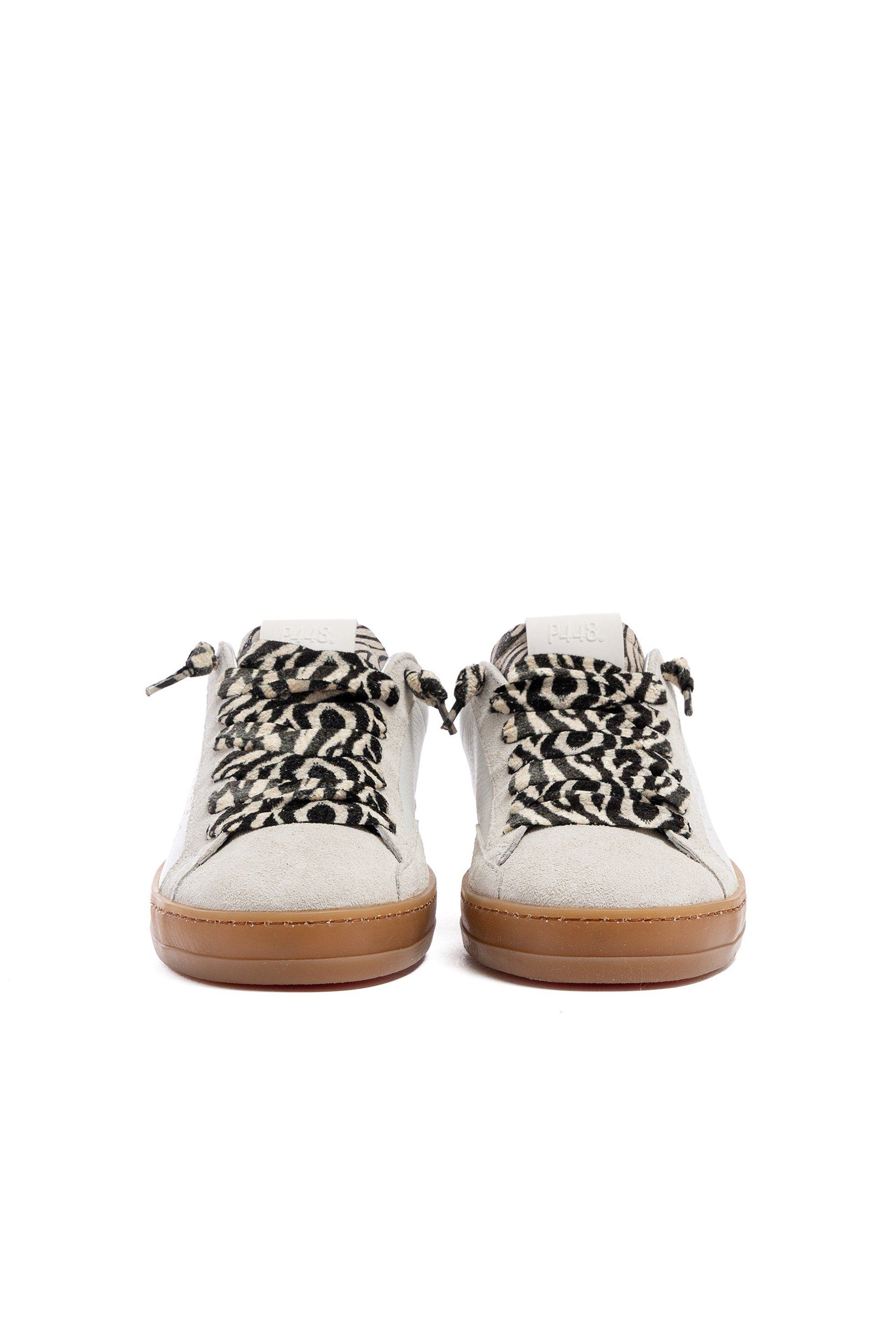 P448 John Sneaker, Alternate, color, Zebra White