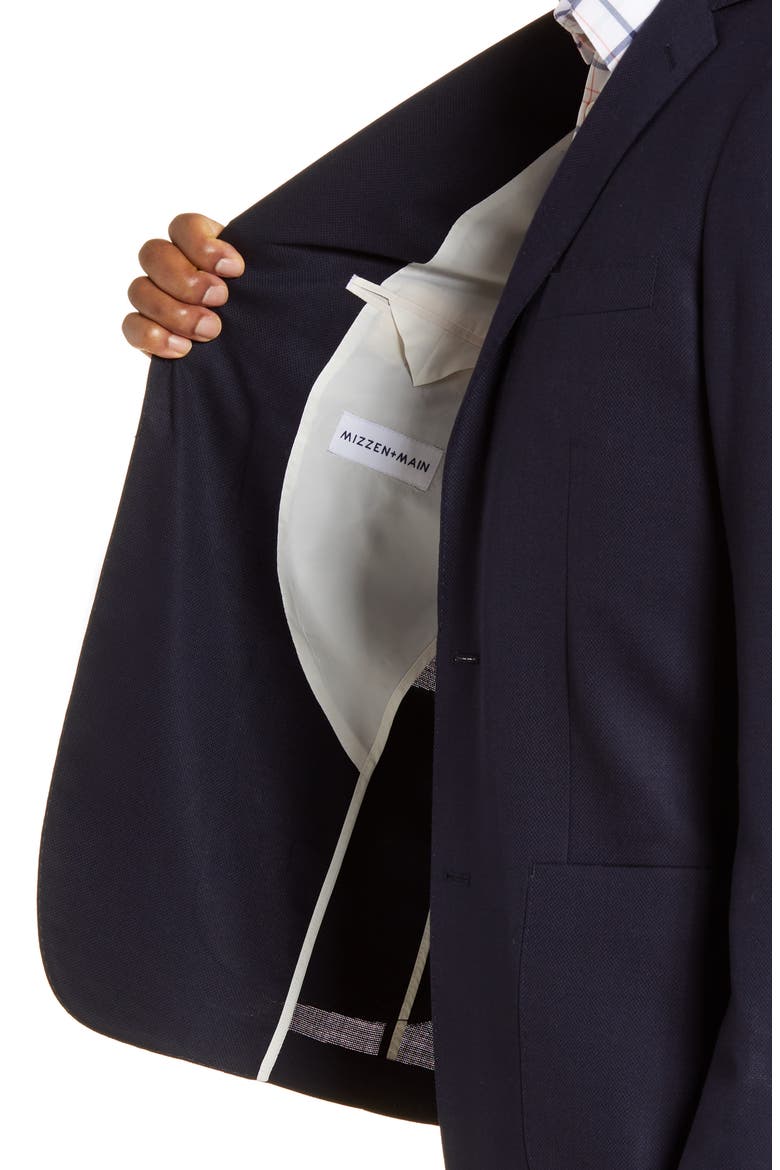 Lavelle Summerweight Navy Wool Blazer, Alternate, color, BLUE