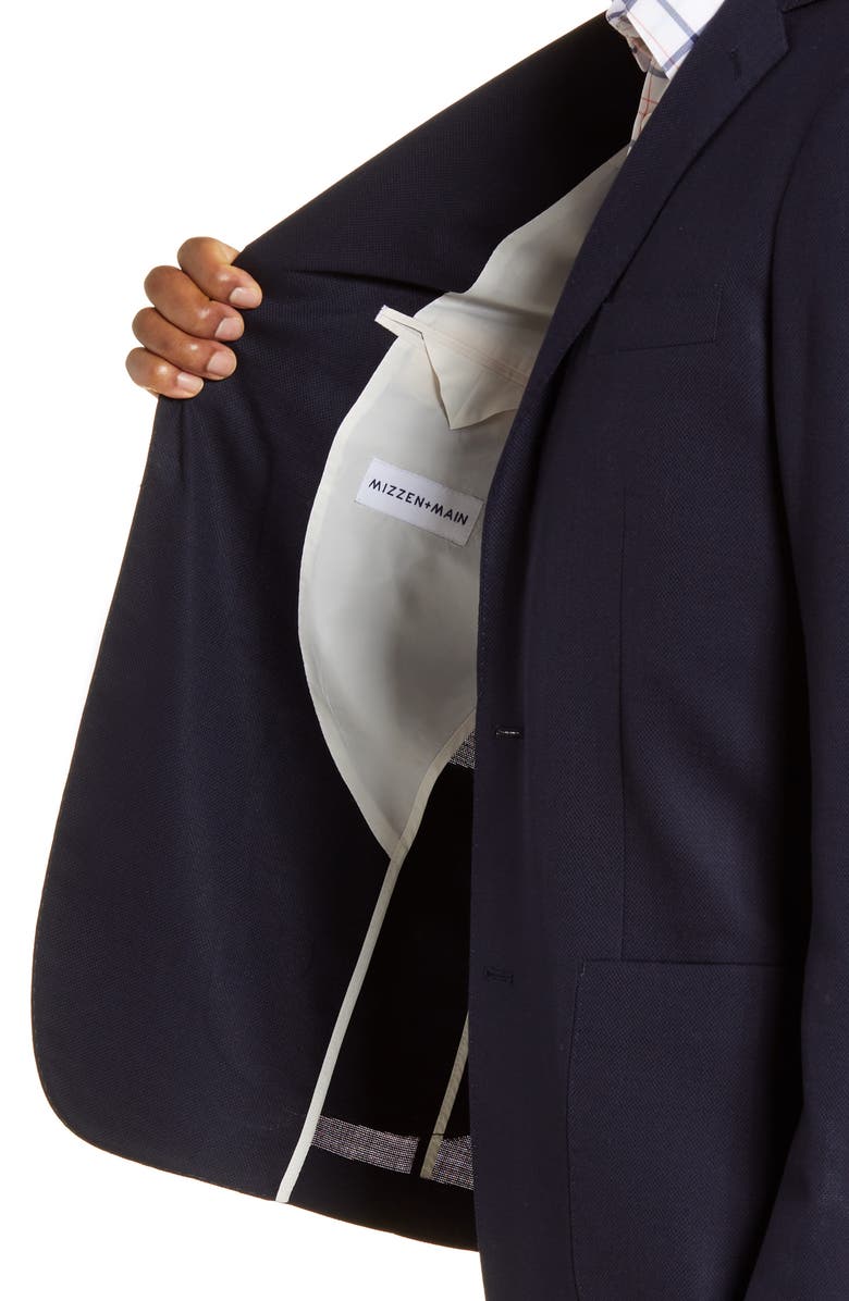 Mizzen+Main Lavelle Wool Blazer, Alternate, color, Blue