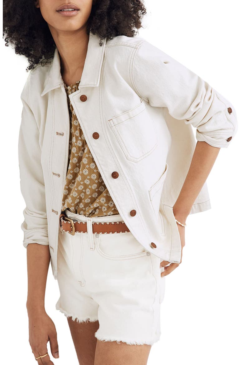 Ashwood Denim Chore Coat, Main, color, CLOUD LINING