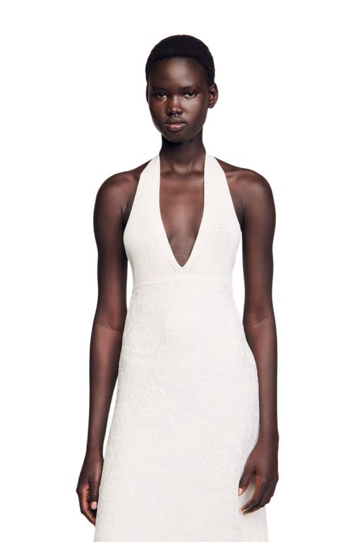 Sandro Long Knit Dress