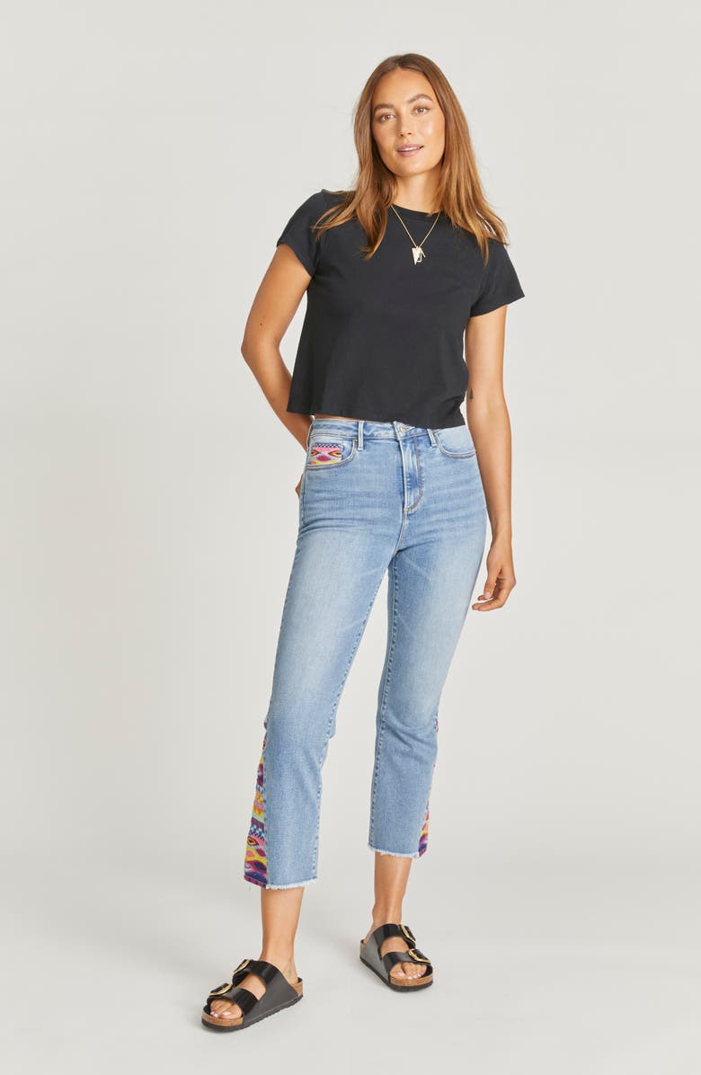 Driftwood Clara x Tulum High Waist Jeans, Alternate, color, 