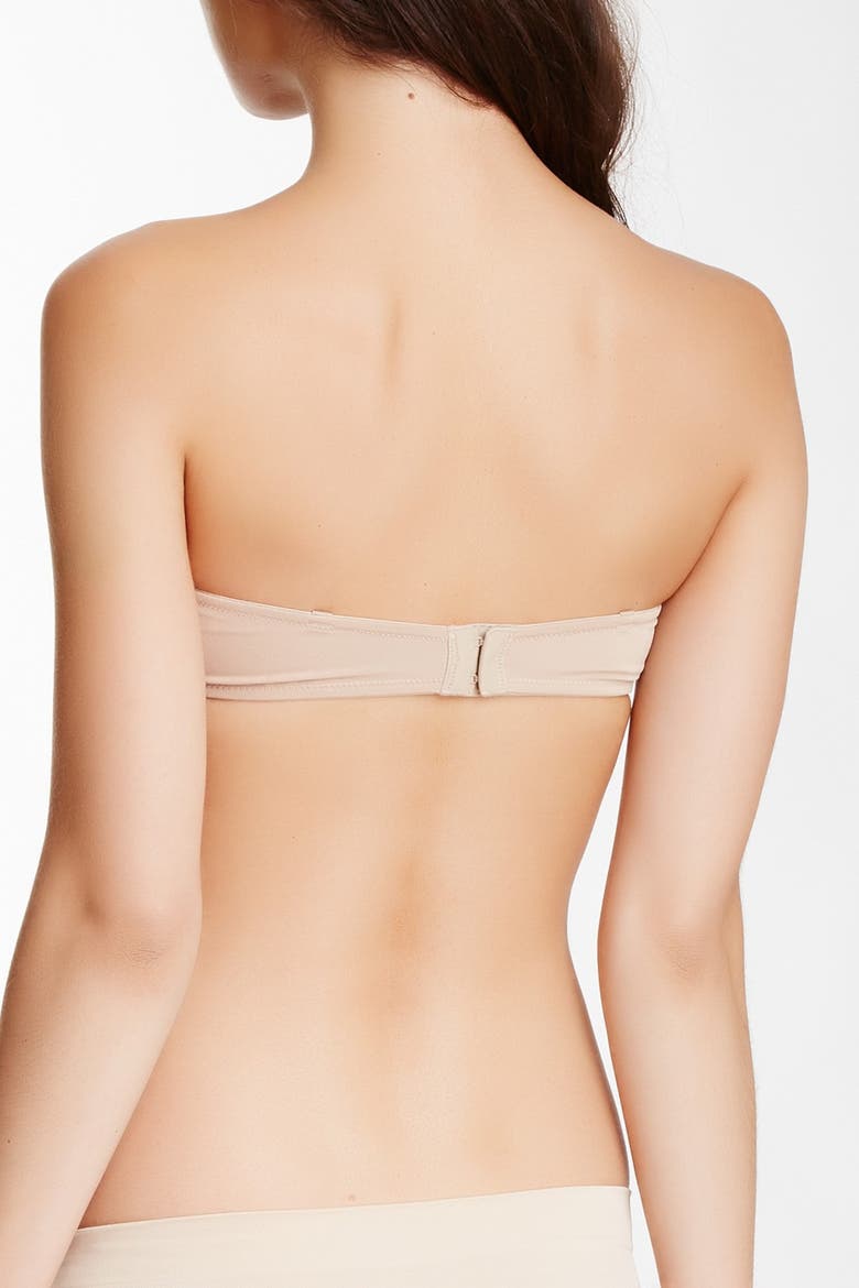 Strapless Underwire Bra, Alternate, color, CAFE