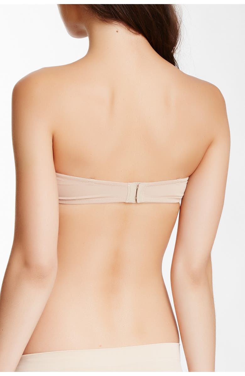 Natori Strapless Underwire Bra, Alternate, color, Cafe
