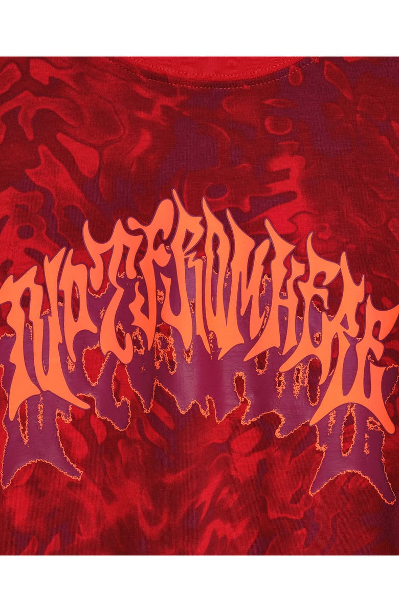 PUMA Kids' LaMelo x Supernova Graphic T-Shirt, Alternate, color, Red/Pink/ Purple