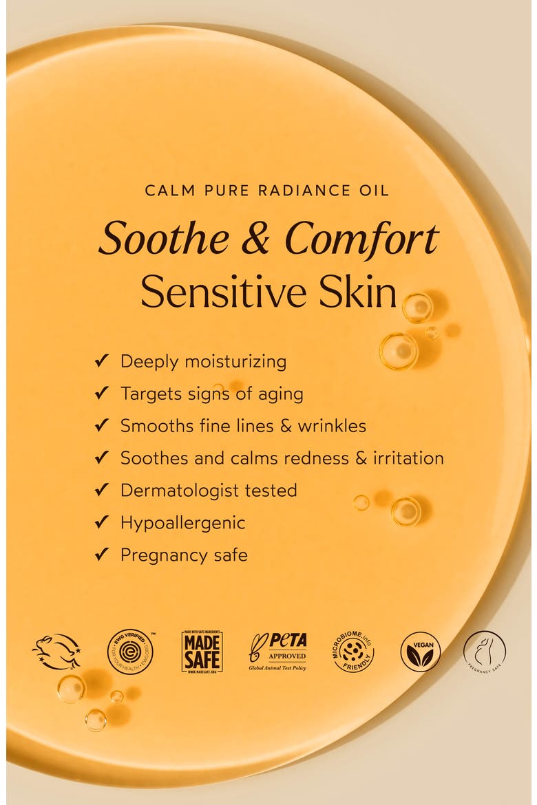Calm Pure Radiance Face Oil, Alternate, color, NO COLOR