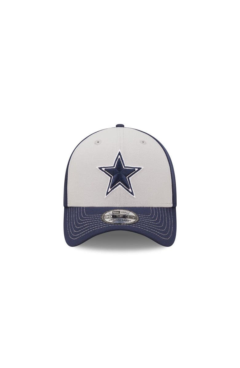 New Era Men's New Era Gray/Navy Dallas Cowboys Classic 39THIRTY Flex Hat, Alternate, color, 