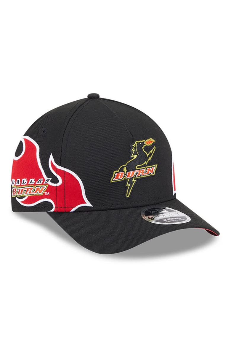 New Era Youth New Era Black FC Dallas 2025 Jersey Hook 9FORTY M-Crown Adjustable Hat, Alternate, color, Black