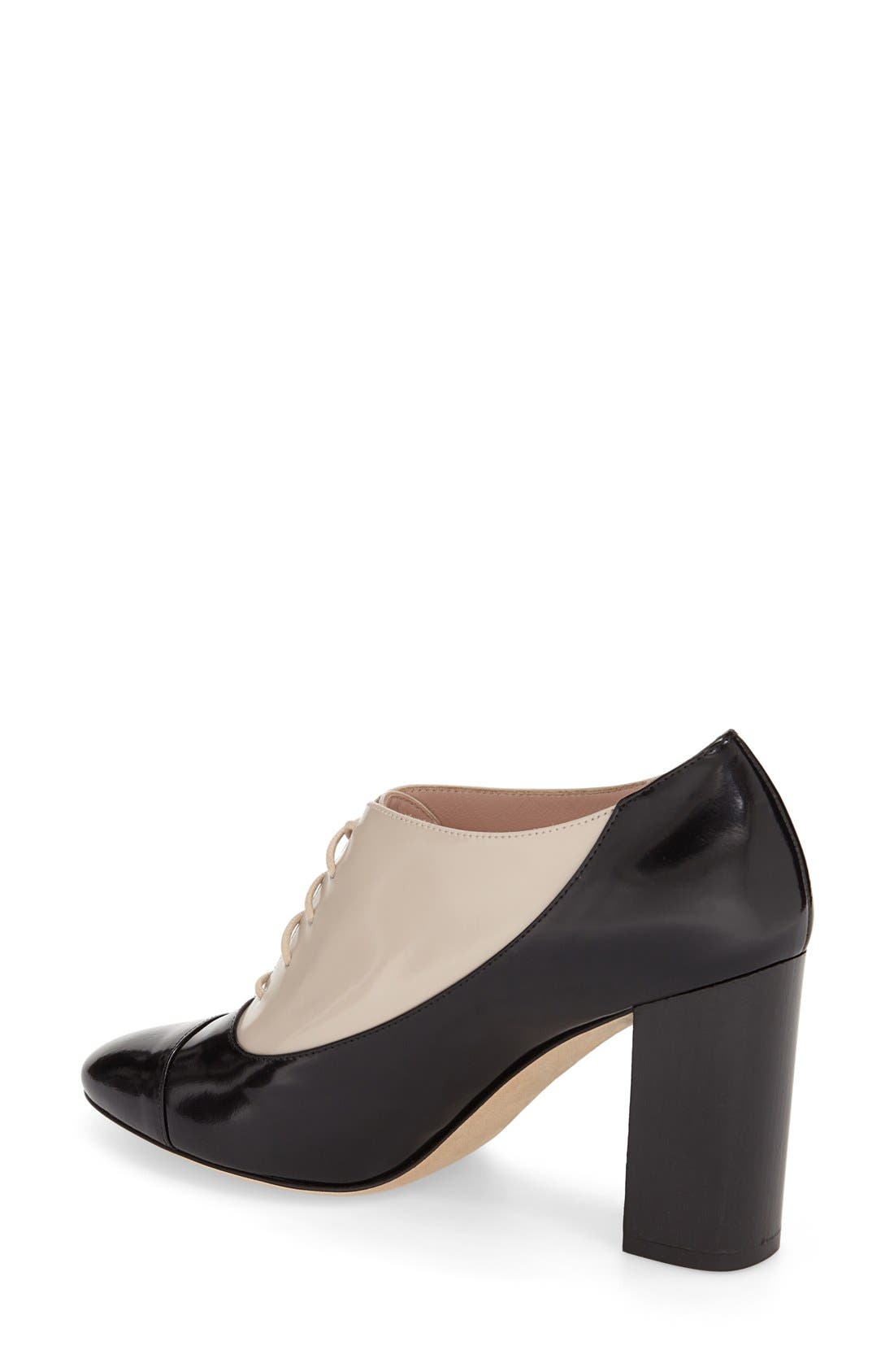 'dawn' bootie, Alternate, color, BLACK LEATHER
