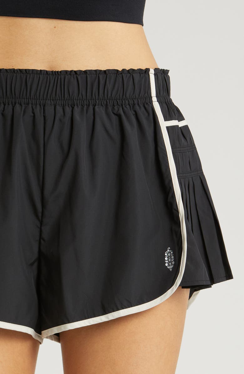 Free People FP Movement Easy Tiger Side Pleat Shorts, Alternate, color,