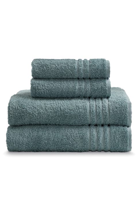 Solid Cotton 4-Piece Towel Set