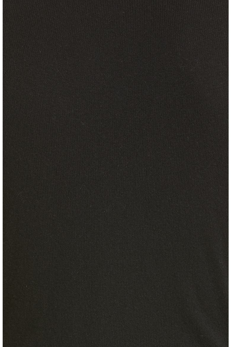 Cashmere Turtleneck Sweater, Alternate, color, CLASSIC BLACK