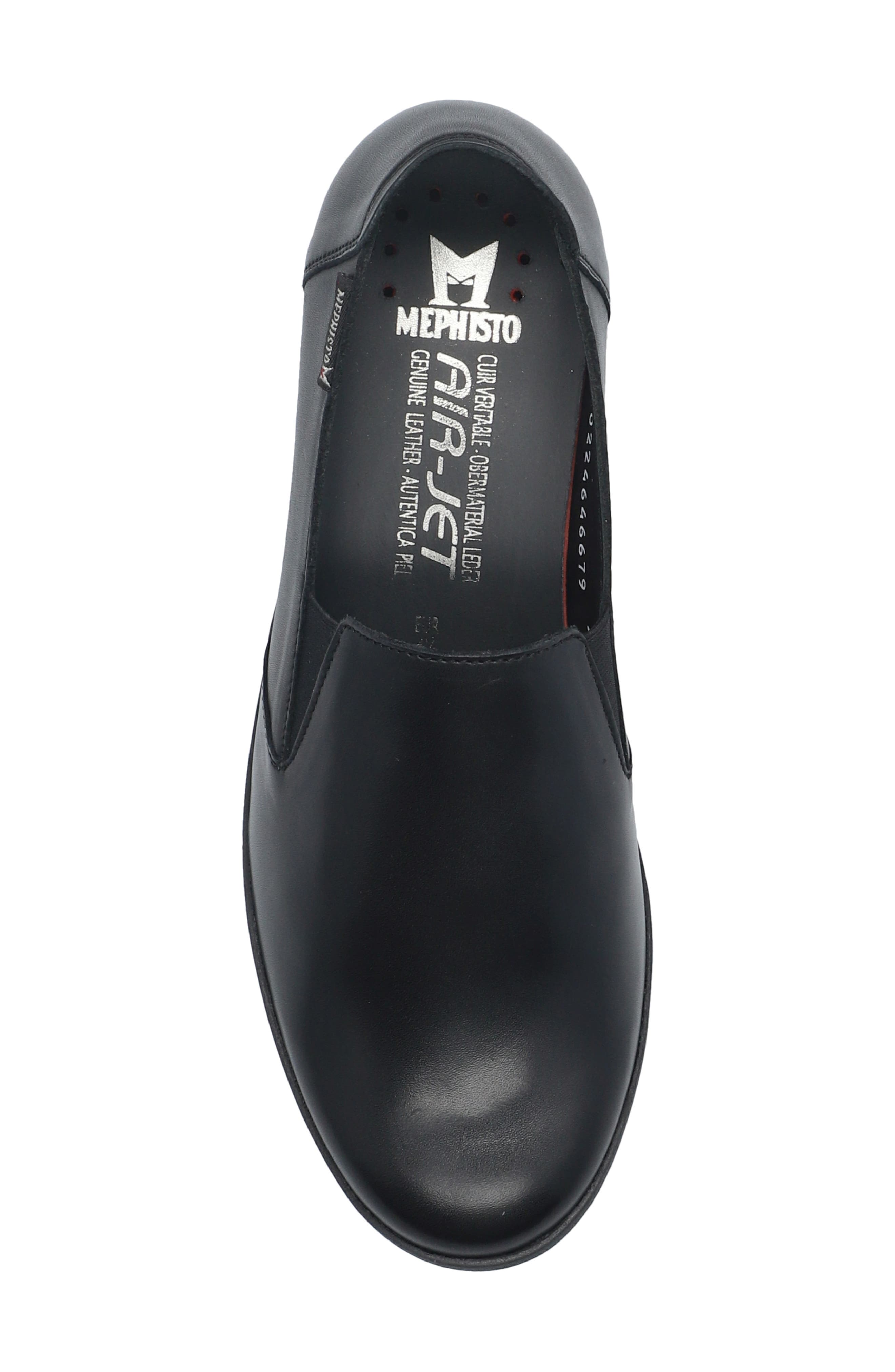 Mephisto Korie Flat, Alternate, color, Black Premium Leather