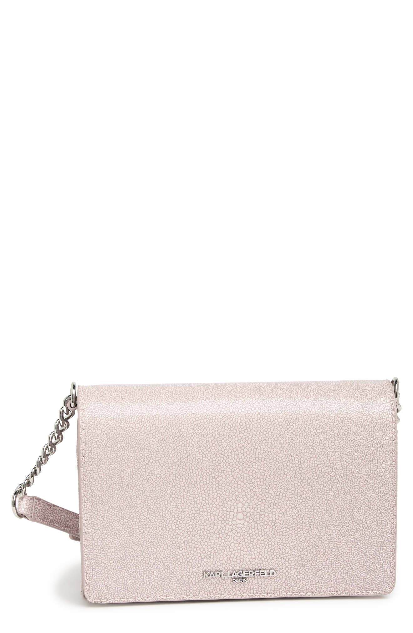 KARL LAGERFELD PARIS Connie Crossbody Bag, Main, color, 