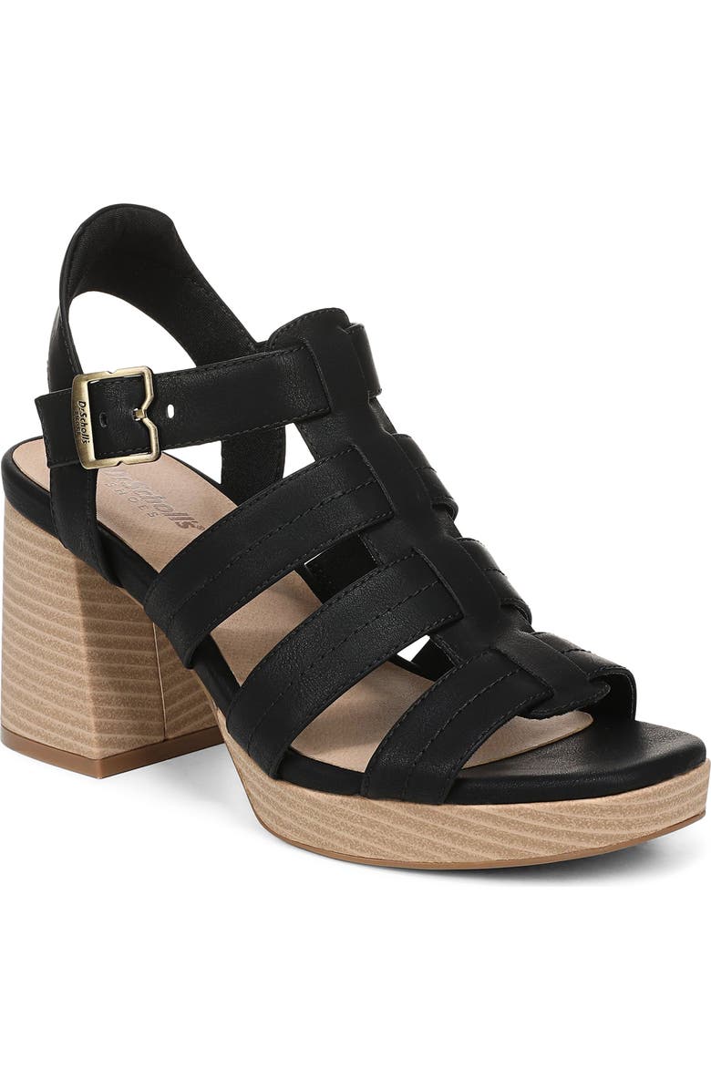 Dr. Scholl's Makayla Slingback Platform Sandal, Main, color, Black