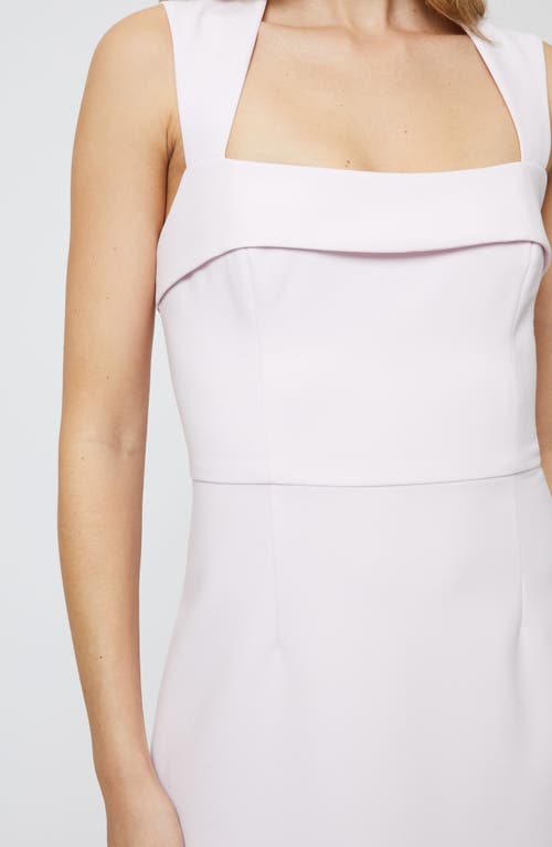 French Connection Whisper Foldover Square Neck Mini Dress Dresses In Sweet Pink