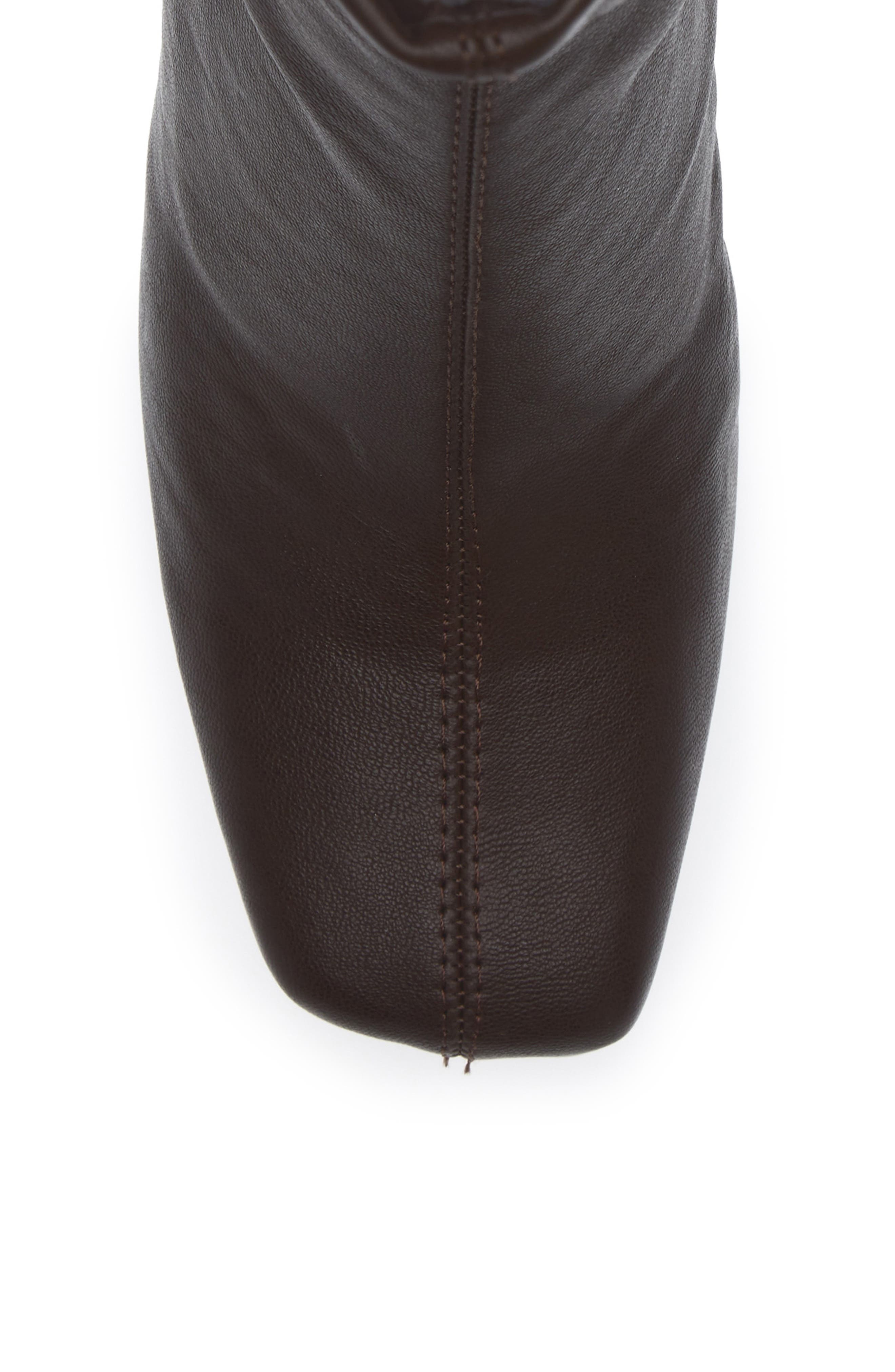 Steve Madden Khelan Square Toe Bootie, Alternate, color, Brown