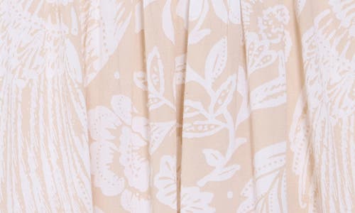 Elan Floral Flowy Cover-up Camisole In Multi