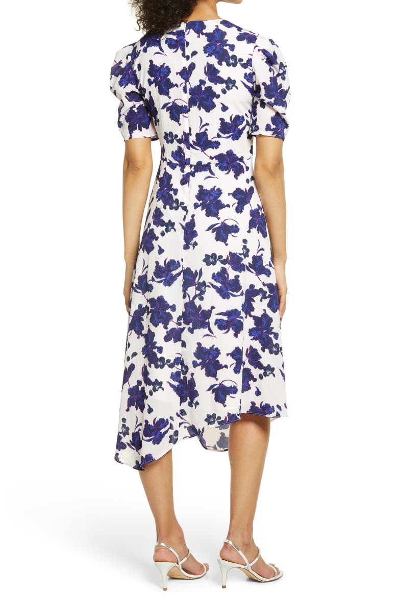 Asymmetrical Midi Dress, Alternate, color, PINK DELICACY FIONA GARDEN