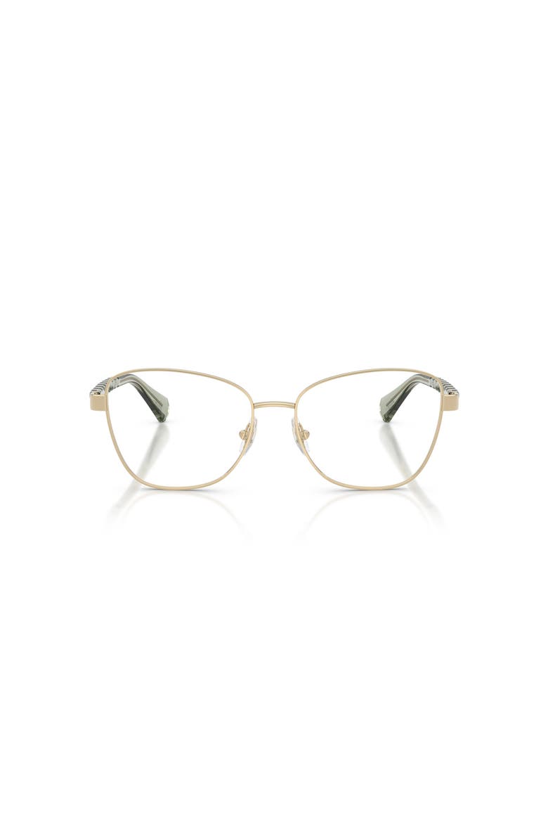 53mm Irregular optical glasses, Alternate, color, Gold/ Brown