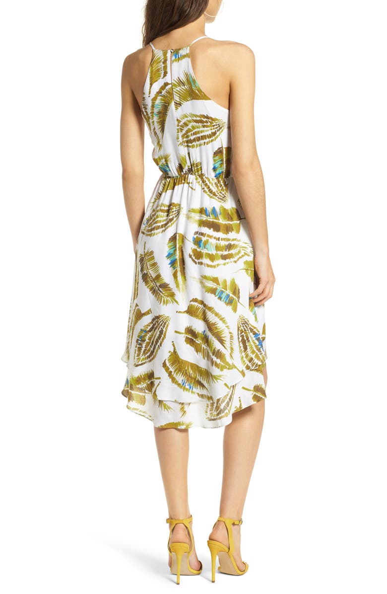 EVERLY Ruffle Hem Dress, Alternate, color, 