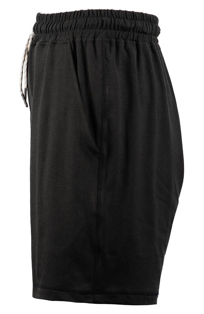BURNSIDE Soft Jersey Shorts, Alternate, color, Heather Black